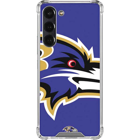 NFL Baltimore Ravens Large Logo Galaxy S24 FE Clear Case